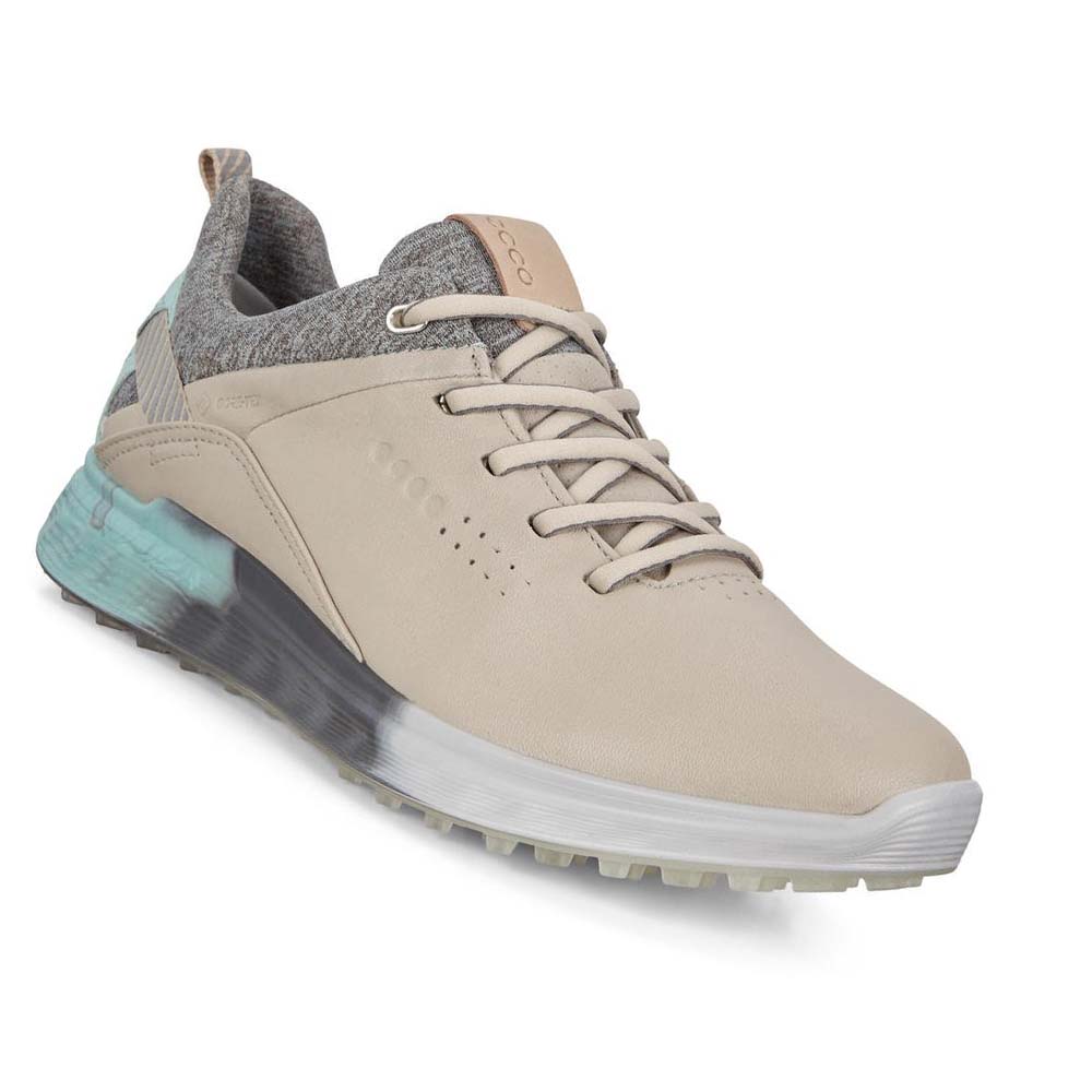 Women's Ecco S-three Spikeless Golf Shoes Brown | Canada 131SGL